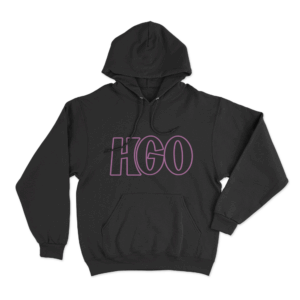 HGO Logo Hoodie Black