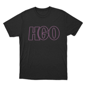 HGO Logo T Shirt Black